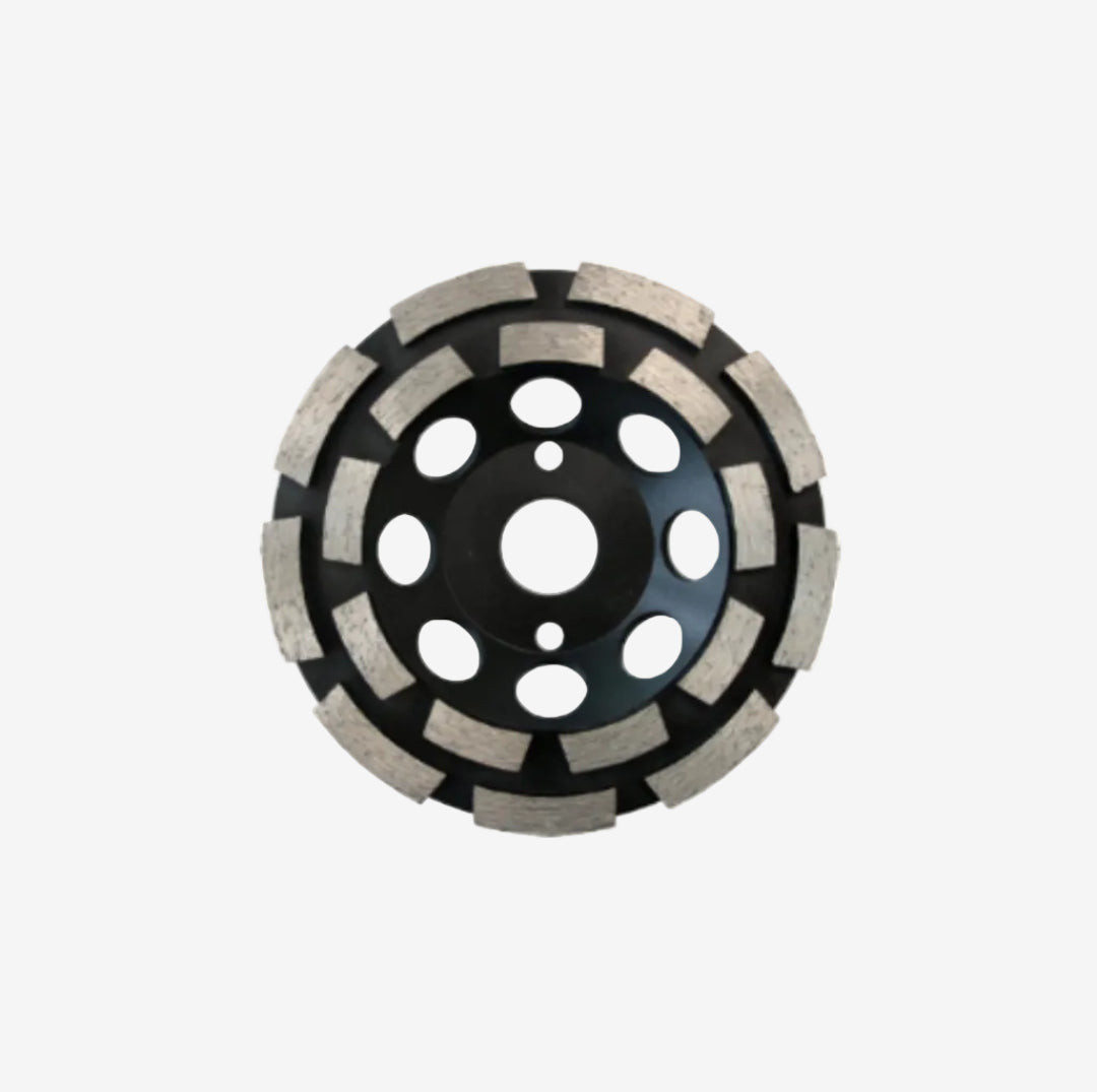 Diamantkomschijf dubbele rij, zandcement, schurende materialen, goede kwaliteit: type DRC-A-12522