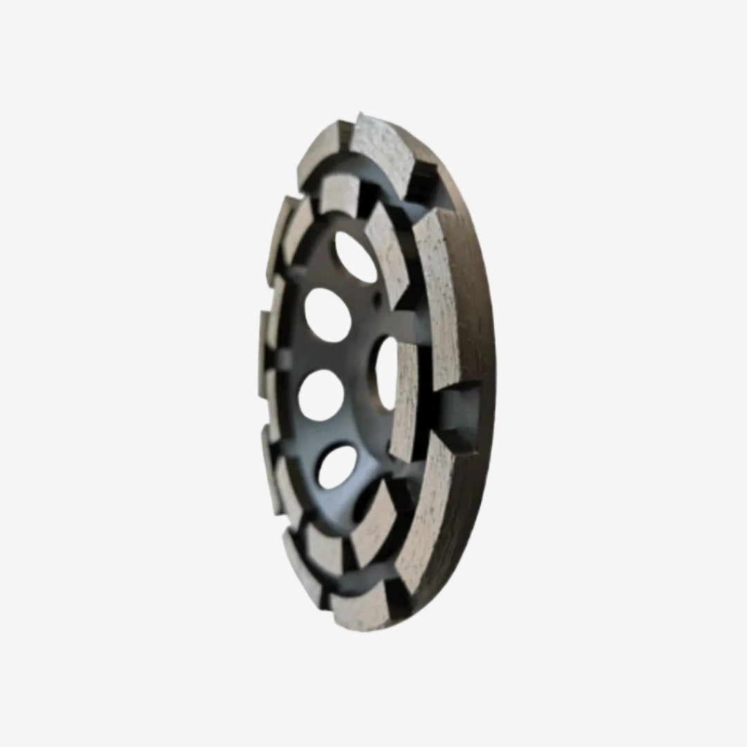 Diamantkomschijf dubbele rij, zandcement, schurende materialen, goede kwaliteit: type DRC-A-12522