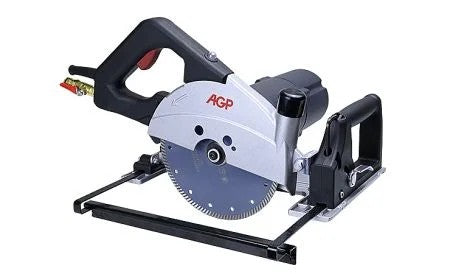 Zaagmachine 200mm nat en droog met geleiderail AGP SCS8, inclusief 3 diamantschijven