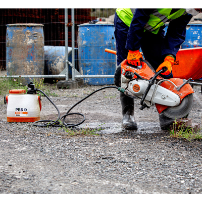 Waterdrukvat op accu, robuust, 6 liter inhoud: PB6